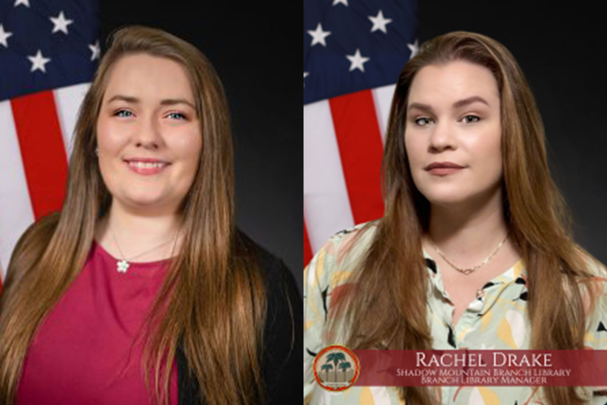 Jackie Evans and Rachel Drake photo collage